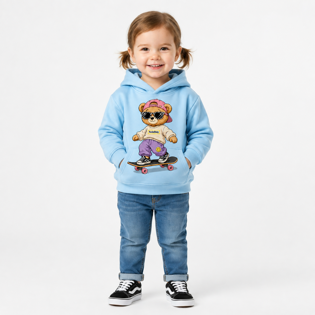 Sweatshirt Streetwear Bear for Ages 3 to 14