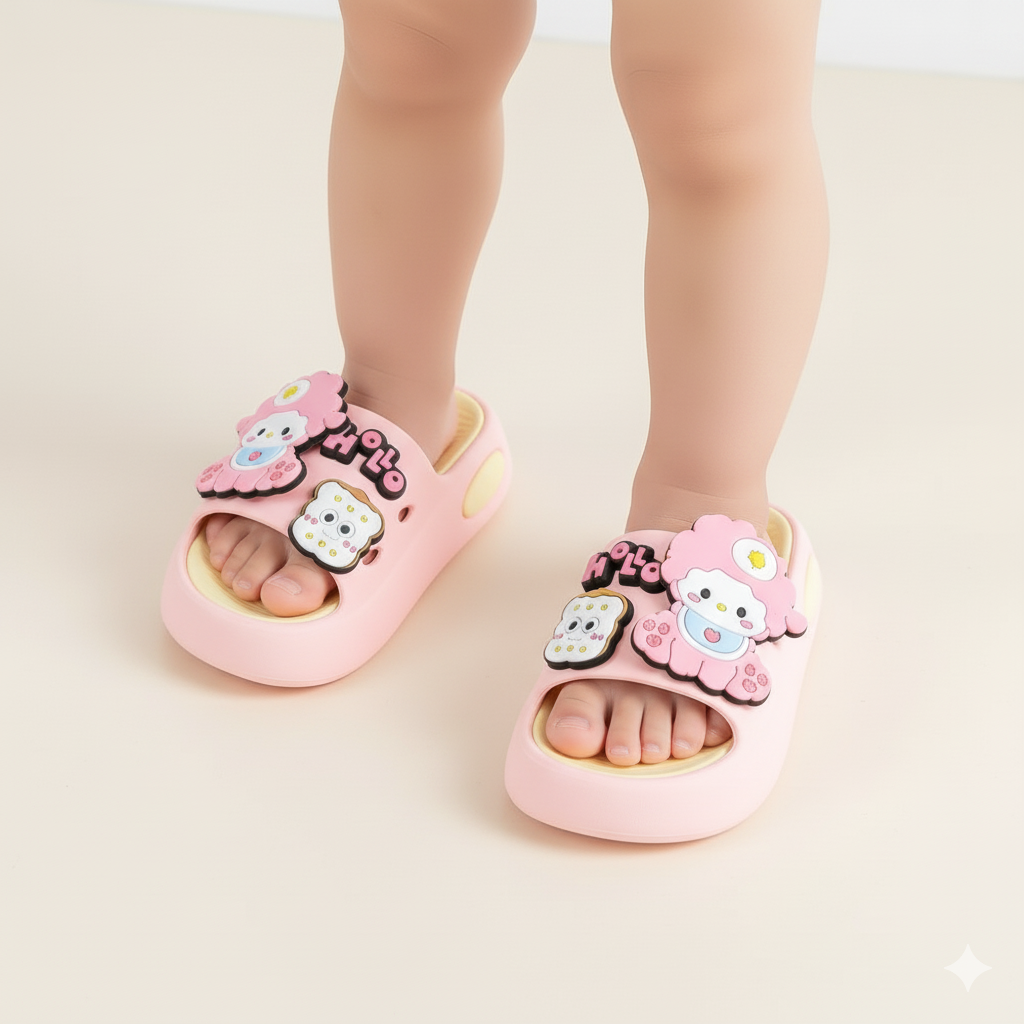 Pantofole con personaggi dei cartoni animati, suola morbida e antiscivolo, per bambini dai 2 ai 10 anni.