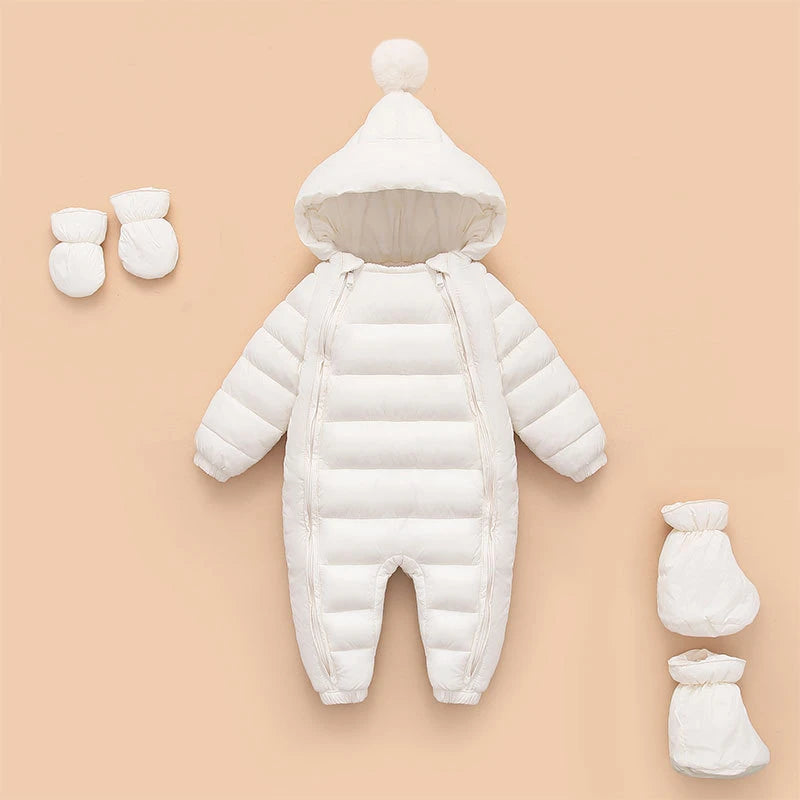 Breathable, windproof thermal suit with double zip