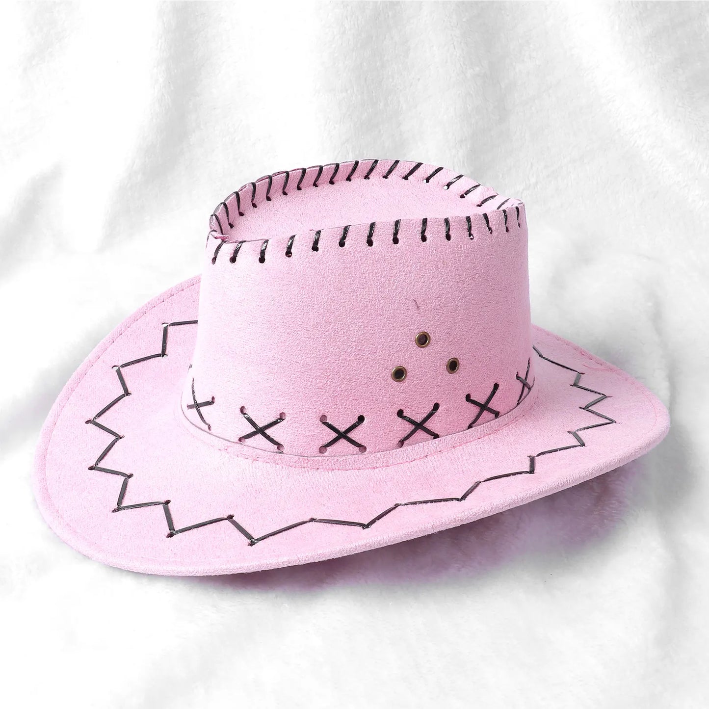 Conjunto de 2 piezas Pañuelo para la cabeza y sombrero de vaquero para niños multivariante