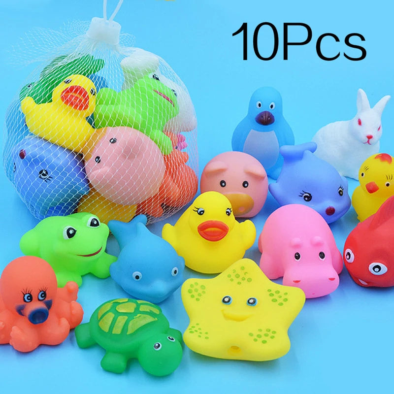 10pcs floating animal toys for children