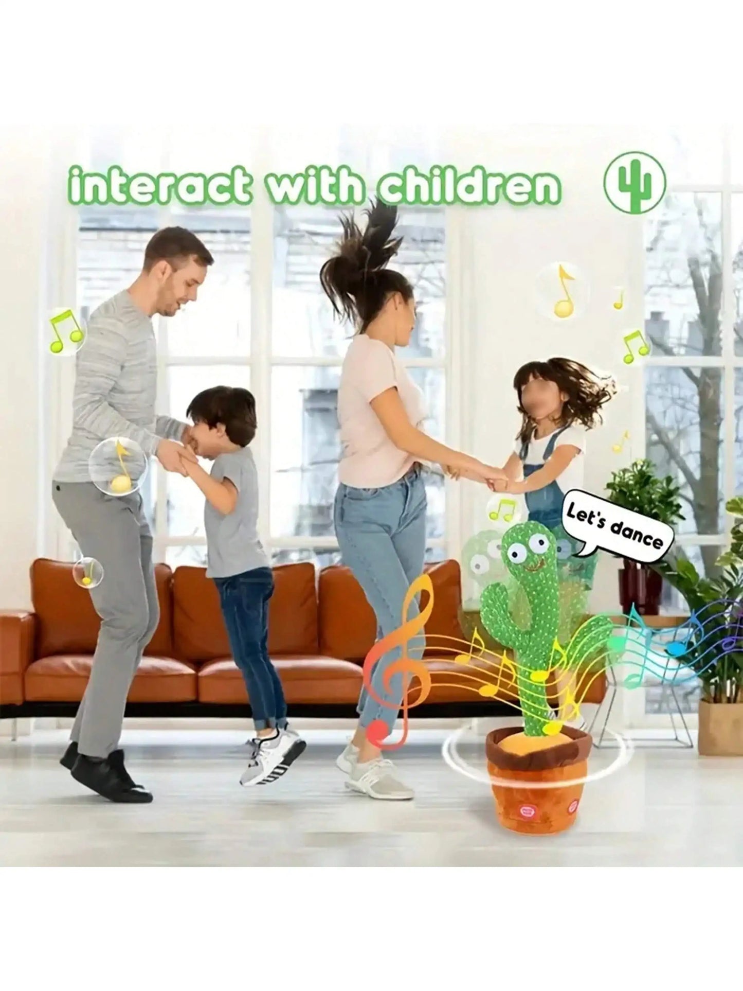 Happy Cactus Friend: Interactive Toy for Little Ones
