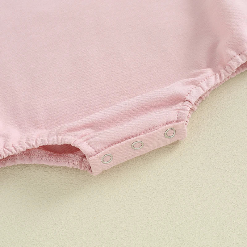 Felpa con chiusura a tutina con coniglietti ricamati e fascia per capelli