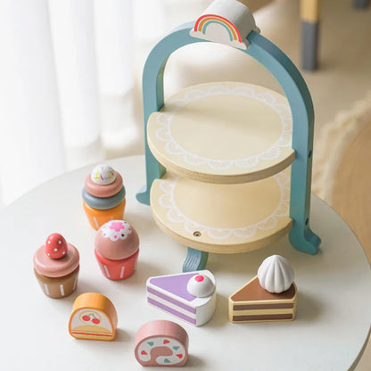 Wooden Toy Afternoon Tea Sweets