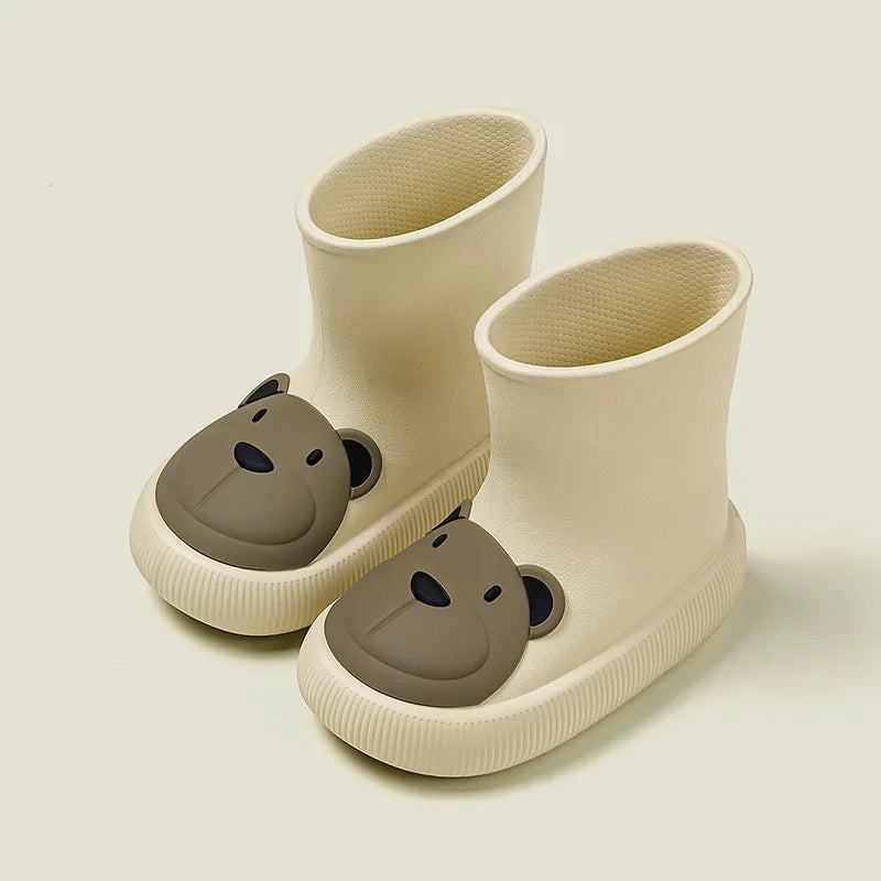 Non-slip rubber rain boots with animals multivariant