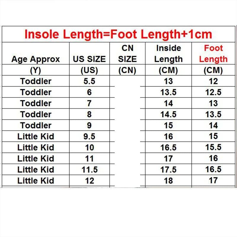 Cotton Shoes with Rubber Sole and LED for Children Multivariant