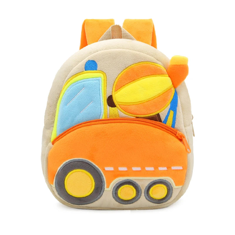 Kids Construction Vehicle Backpack – Ages 2–4