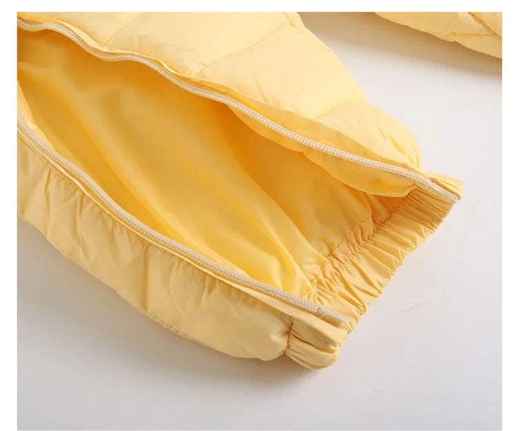 Mono de invierno con capucha gruesa para recién nacidos