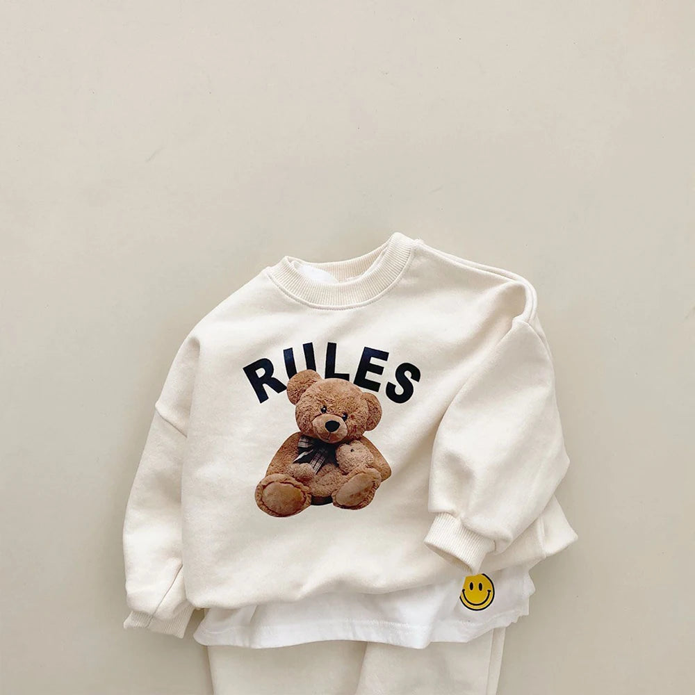 Conjunto de Pantalón y Sudadera "Bear Rules"