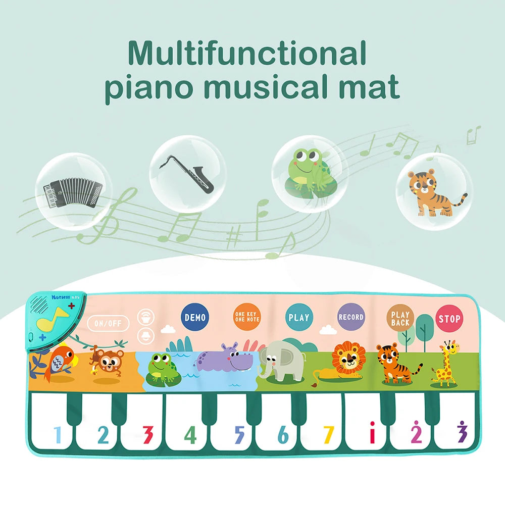 Alfombrilla de piano musical para niños