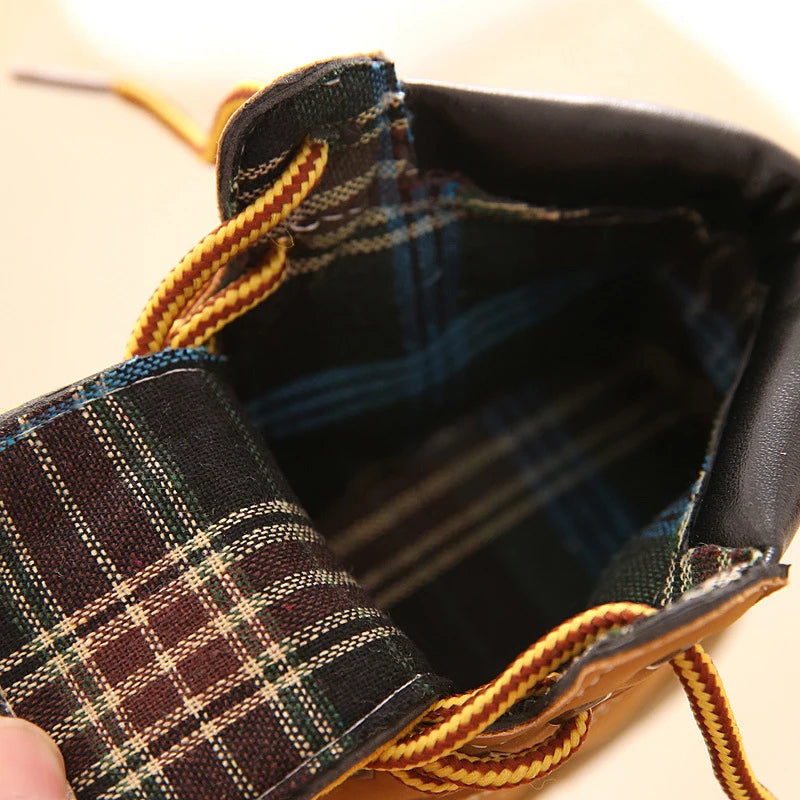 Stivali con Suola Carrarmata e Lacci da Bambino Multivariante