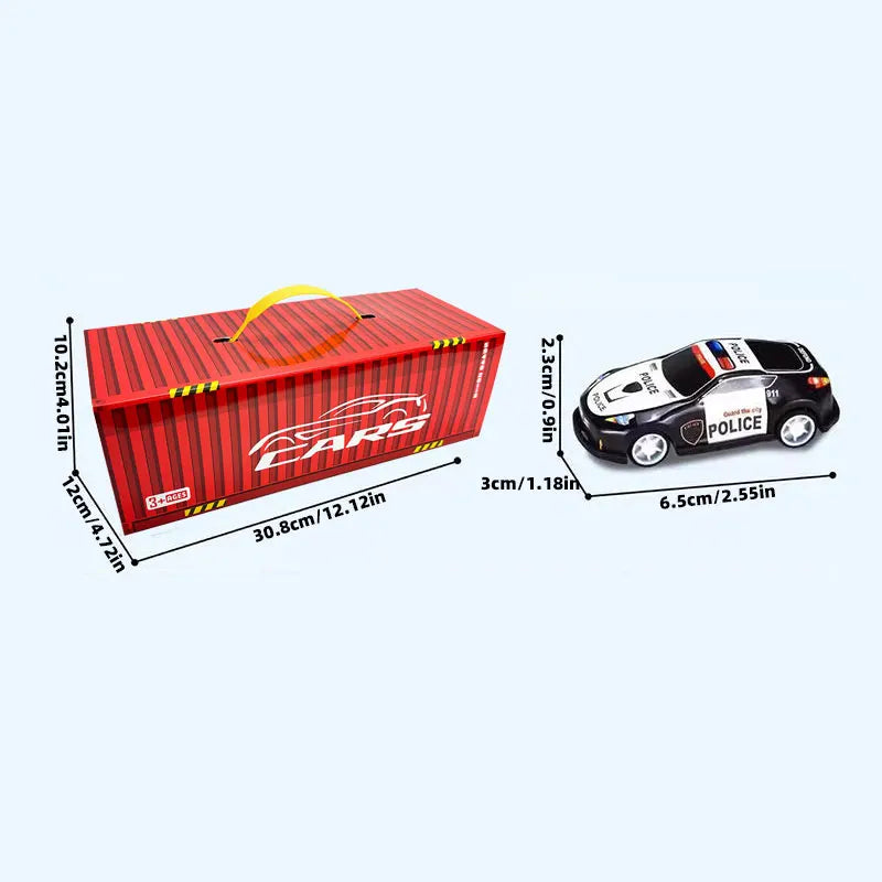 48-teiliges Rennwagen-Set aus Aluminiumlegierung