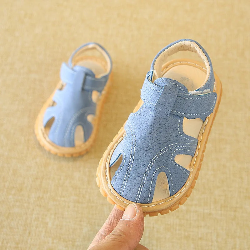 Sandalias suaves para bebés para sus primeros pasos – Antideslizantes, de 6 a 18 meses.