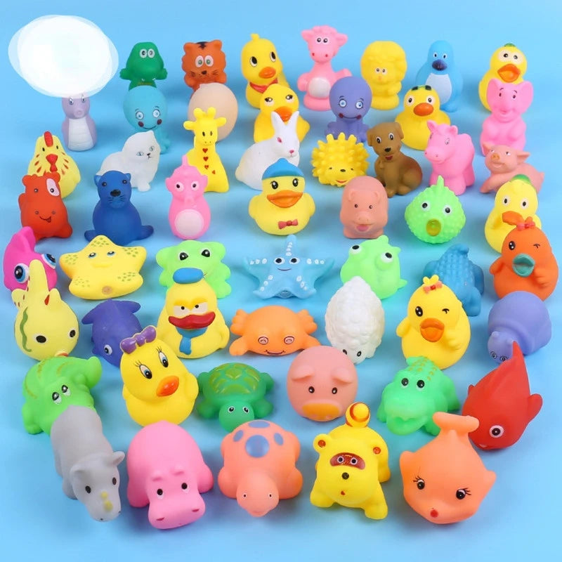 10pcs floating animal toys for children