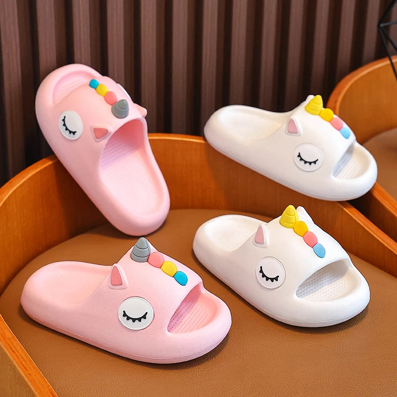 Zapatillas antideslizantes "Unicornio dormilón" para niños multivariante