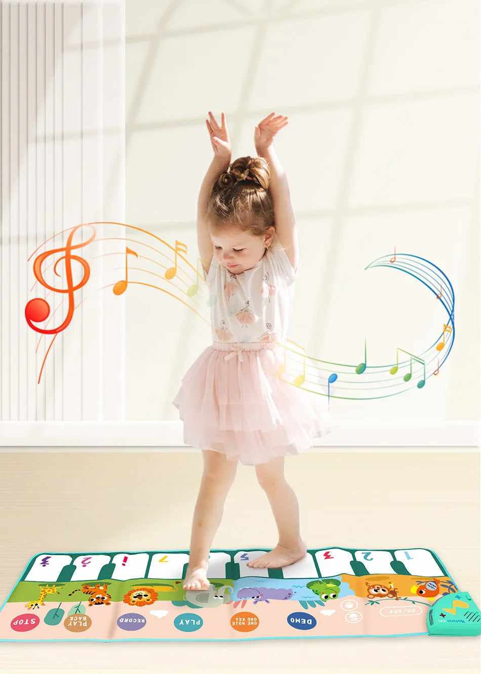 Alfombrilla de piano musical para niños