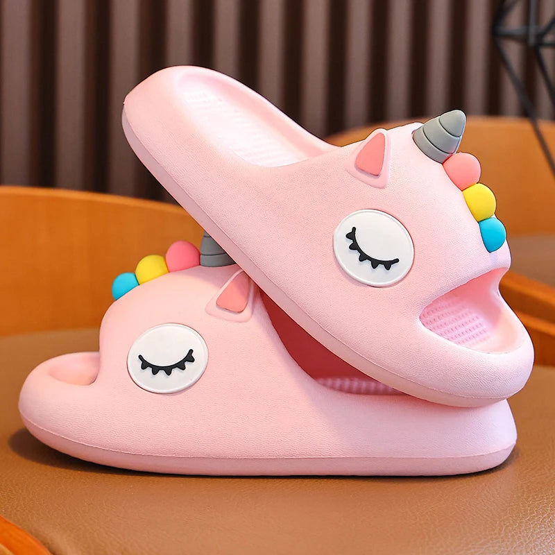 Zapatillas antideslizantes "Unicornio dormilón" para niños multivariante