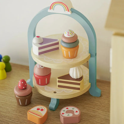 Wooden Toy Afternoon Tea Sweets