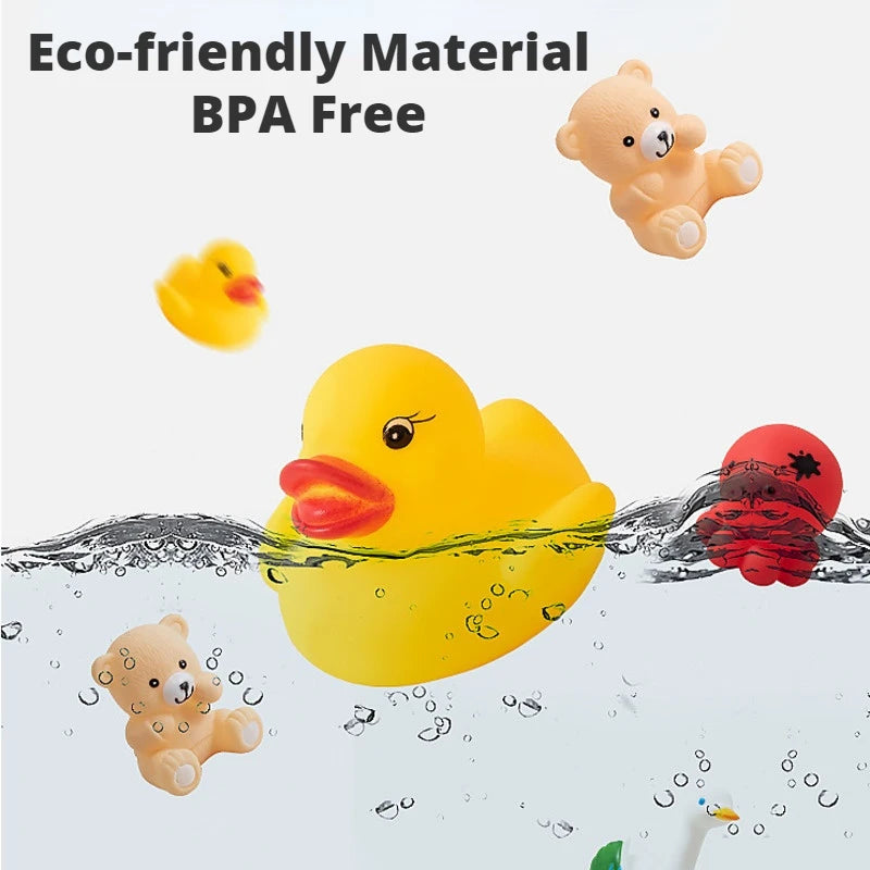 10pcs floating animal toys for children