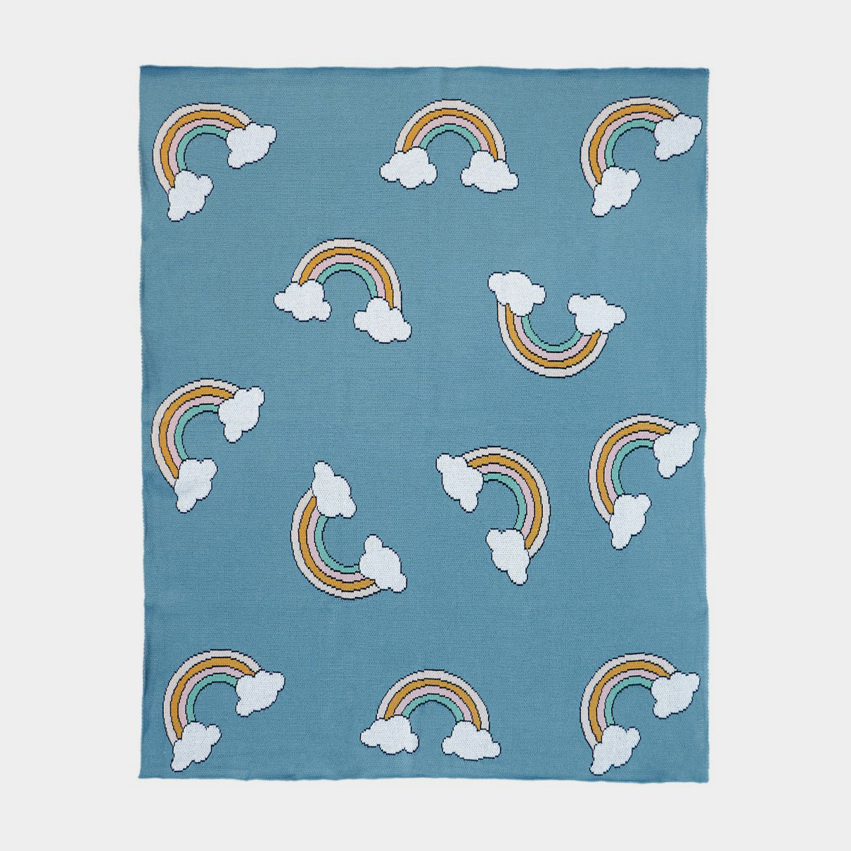 Manta de algodón para bebé Arcoíris