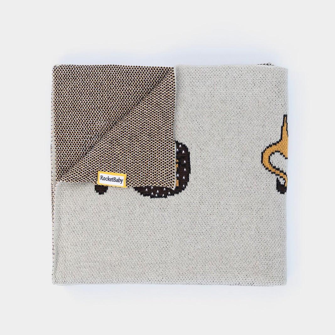 Manta de algodón para bebé León