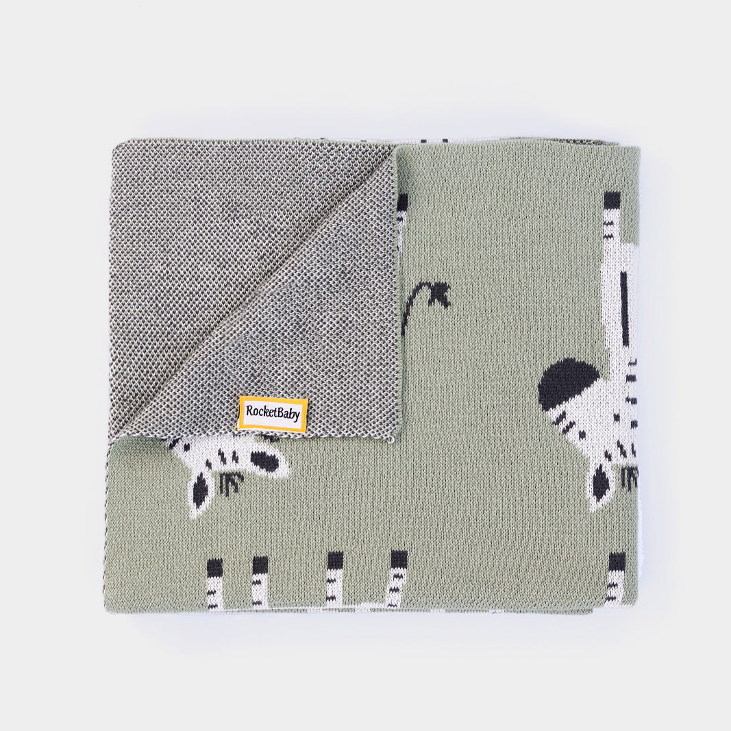 Cotton Baby Blanket Zebra
