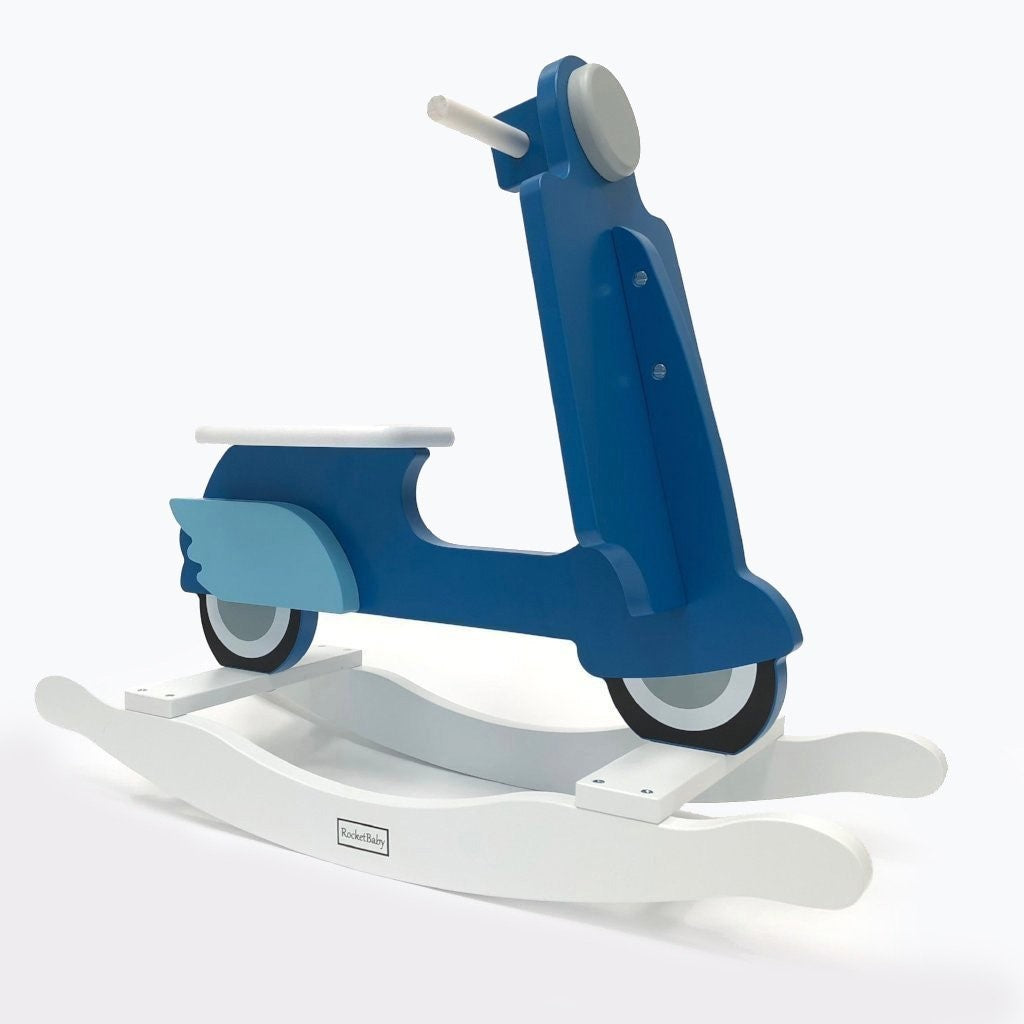 Scooter giocattolo a dondolo blu amore – RocketBaby USA
