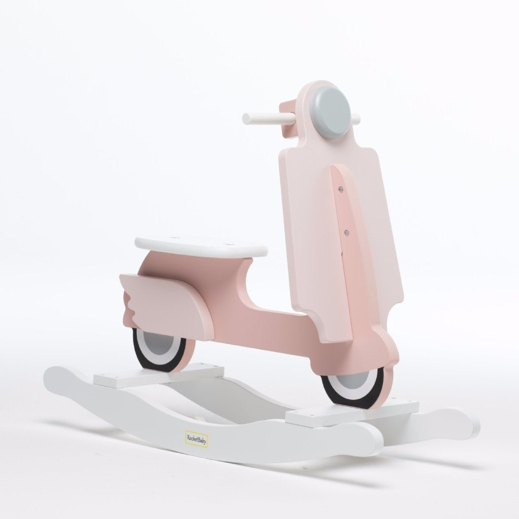 Scooter giocattolo a dondolo rosa – RocketBaby USA