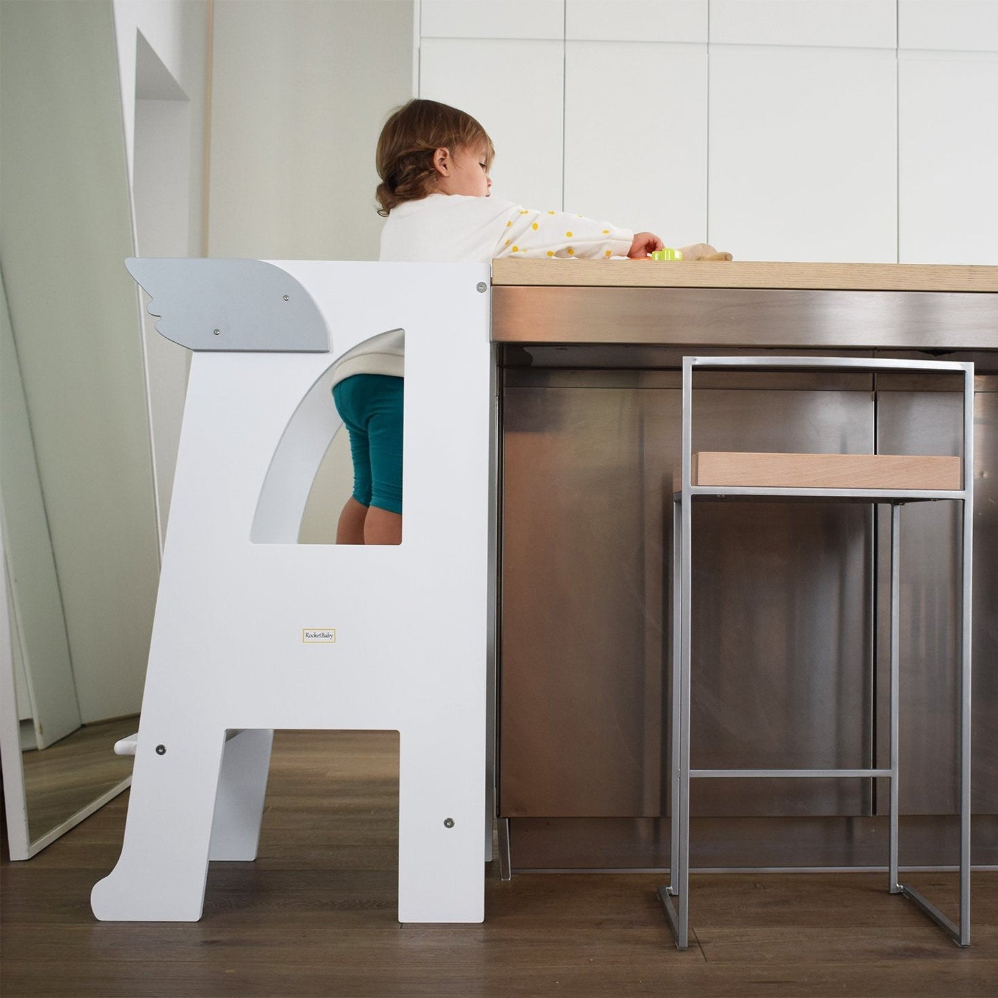 Accesorio Wings Gris para Taburete Paso Montessori Tower