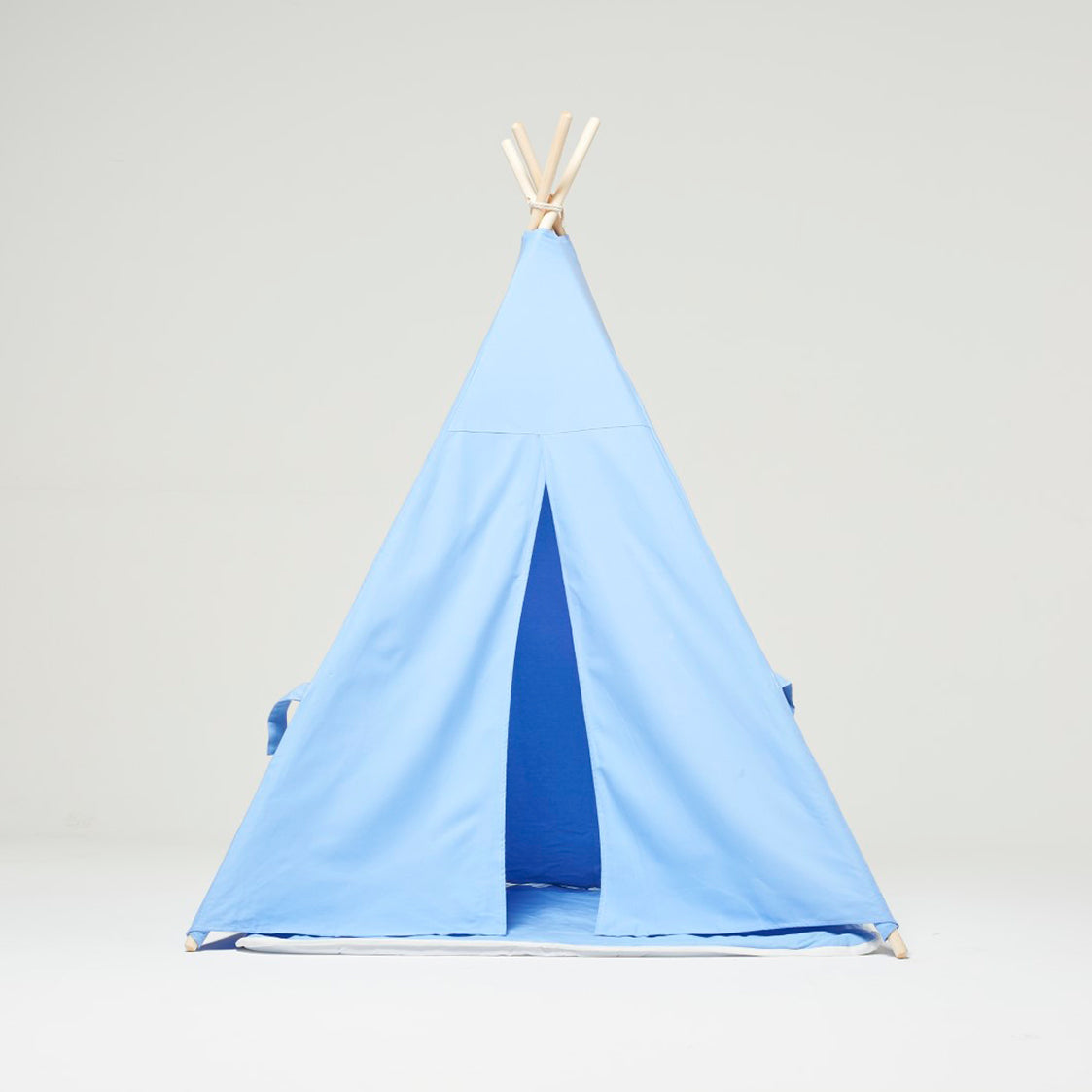 Tienda de juegos tipi azul claro con cojín