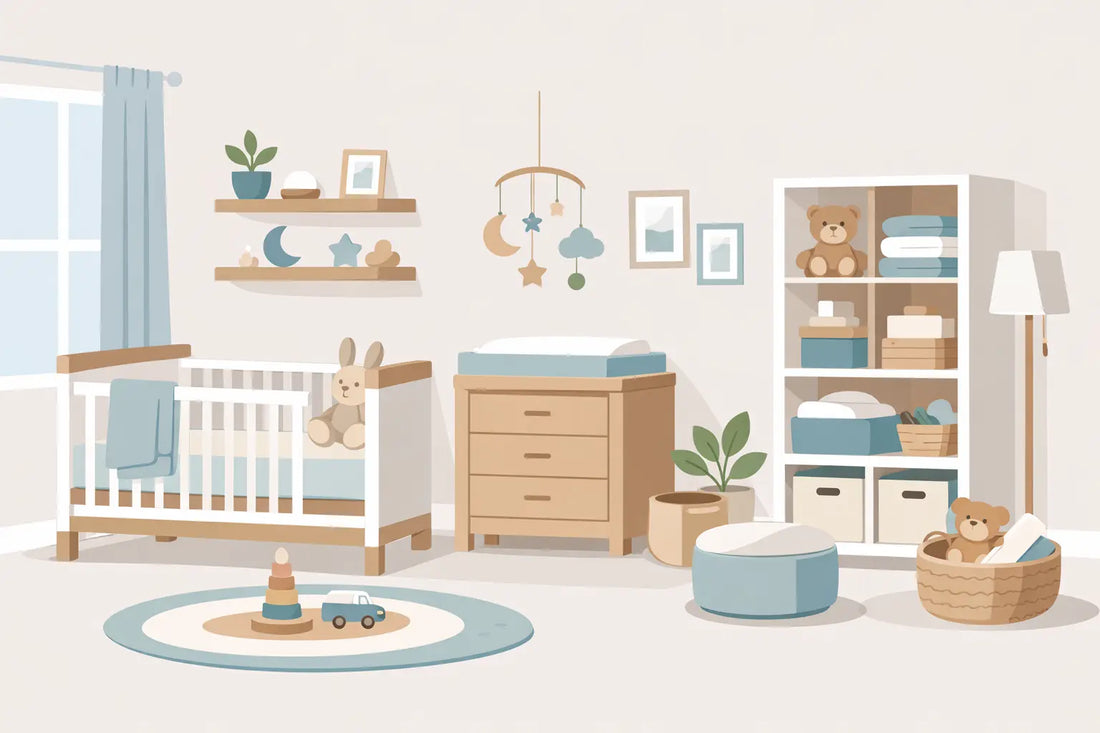 How to Organize a Small Nursery Without Clutter
