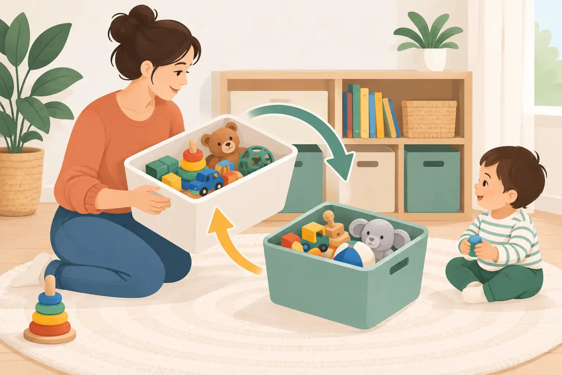 How to Rotate Toddler Toys Without the Chaos