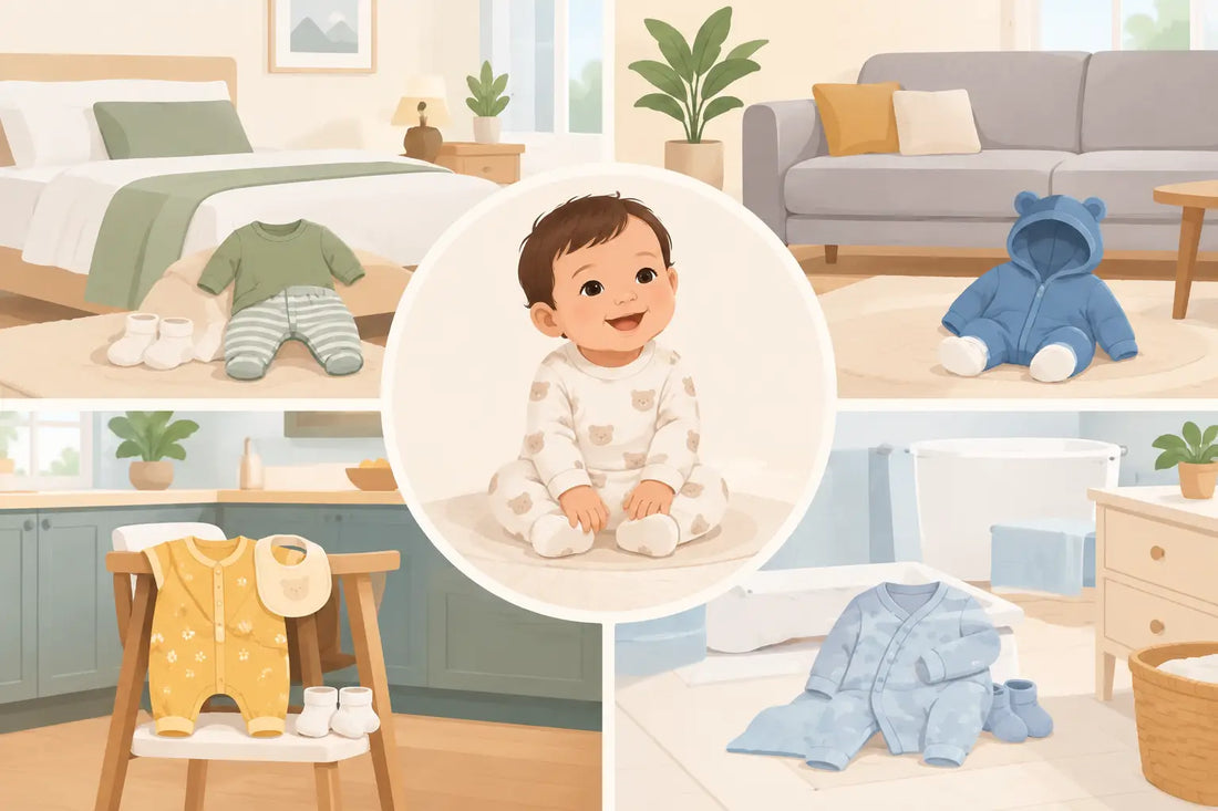 How to Dress Baby Indoors for Every Room