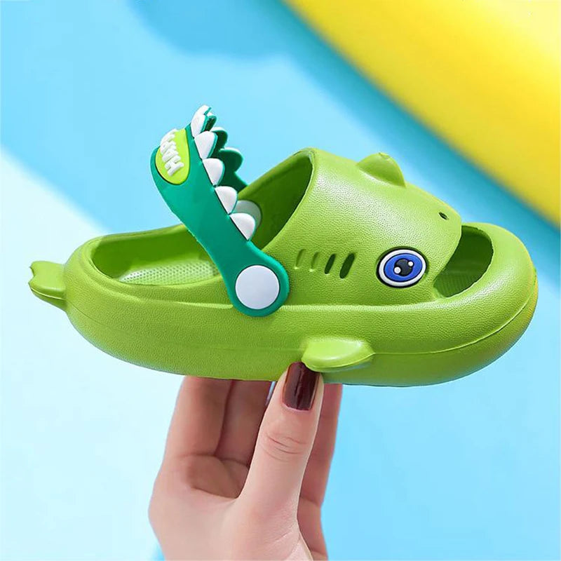 Happy Shark Rubber Non-slip Slippers for Children Multivariant