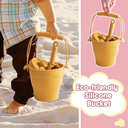Set da 8 pezzi di giocattoli da spiaggia in silicone alimentare multivariante