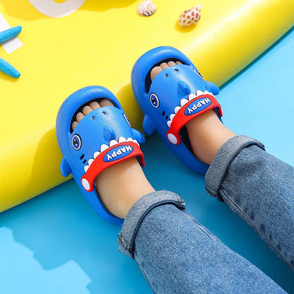 Happy Shark Rubber Non-slip Slippers for Children Multivariant