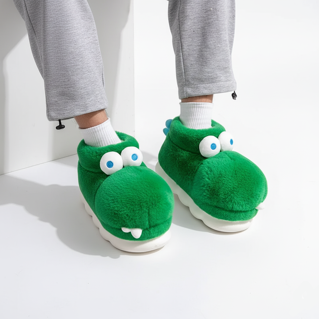 Mega Fluffy Croc Slippers – Kids to Adults