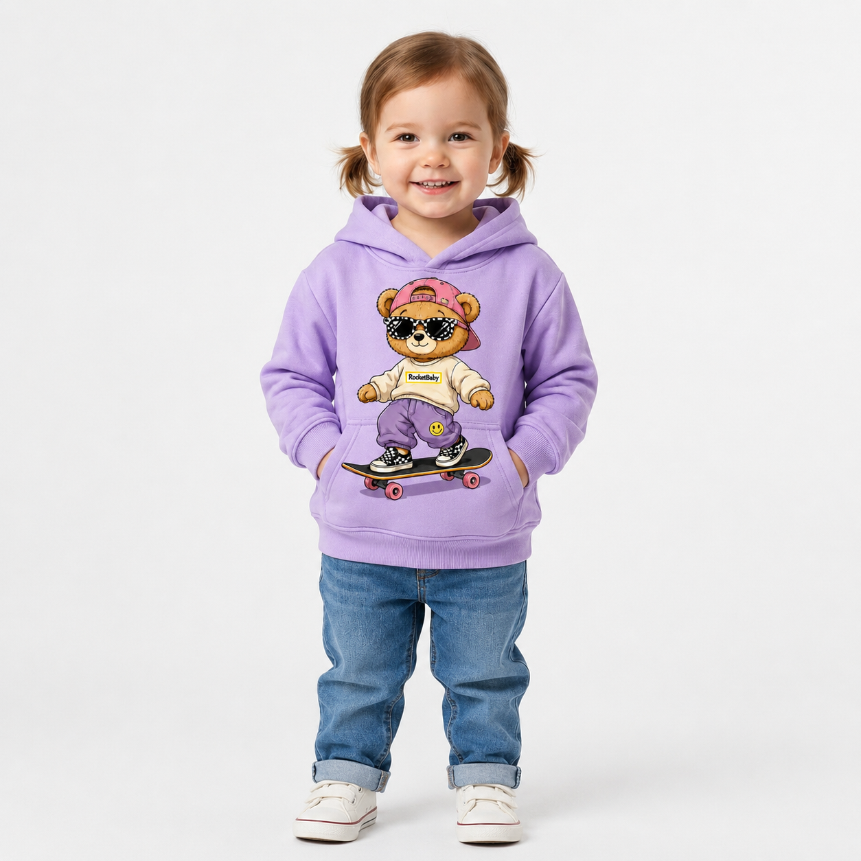 Sweatshirt Streetwear Bear for Ages 3 to 14