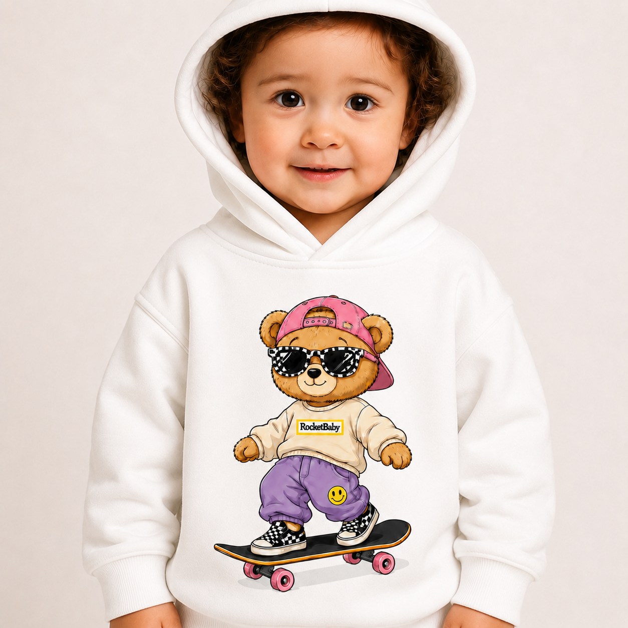 Sweatshirt Streetwear Bear for Ages 3 to 14