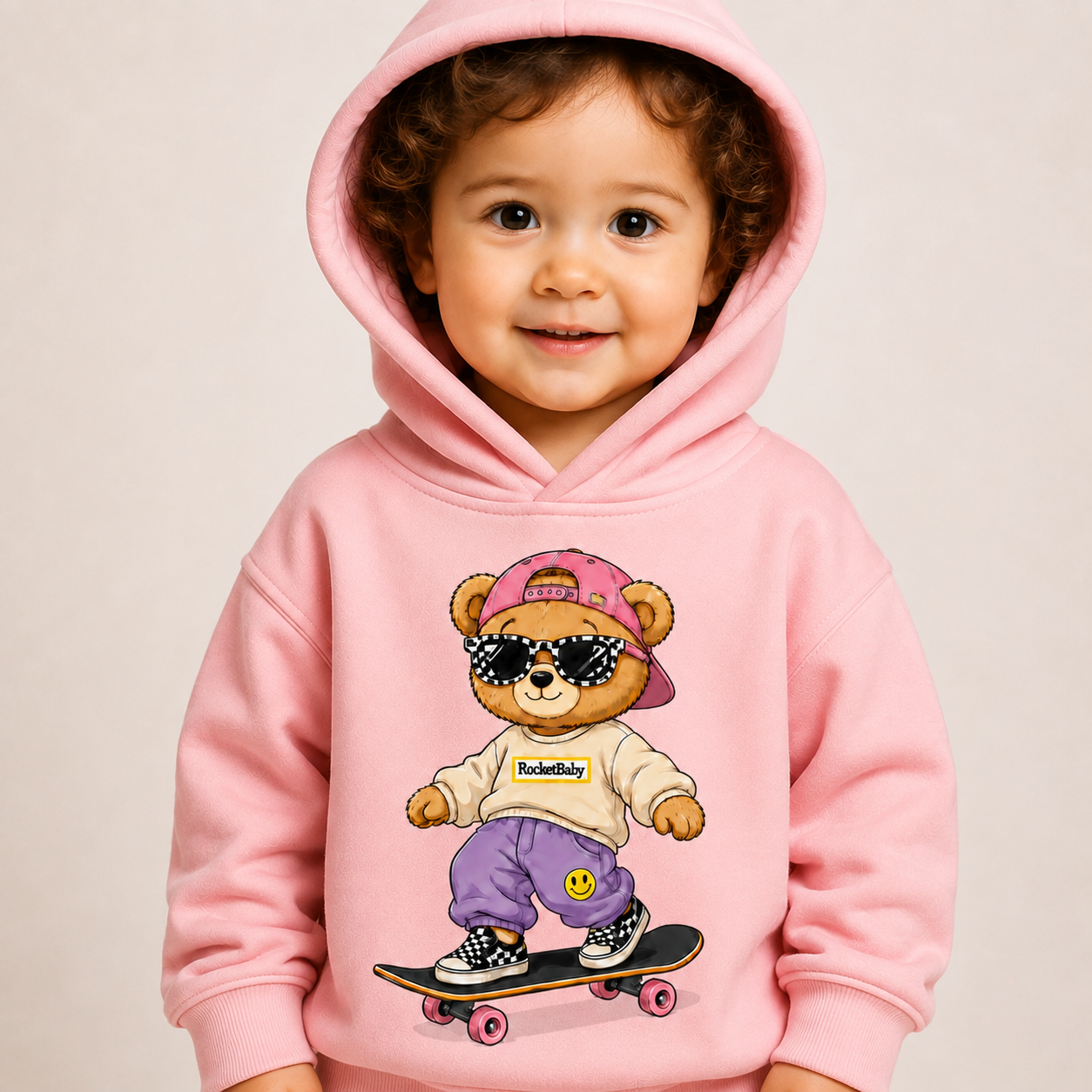 Sweatshirt Streetwear Bear for Ages 3 to 14
