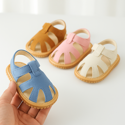 Soft Baby Sandals for First Steps – Anti-Slip 6M - 18M