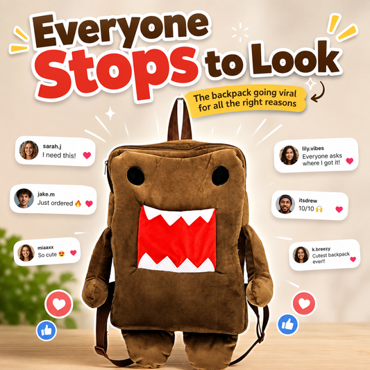 Domo Kun Plush Mini Backpack