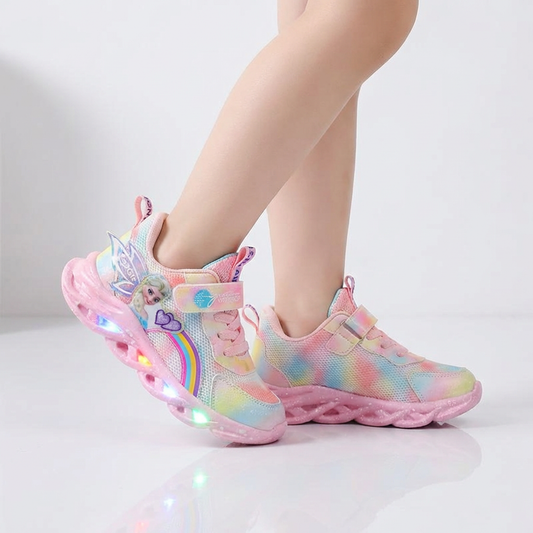 Princess Sports Sneakers – Breathable & Fun (Ages 1–10)