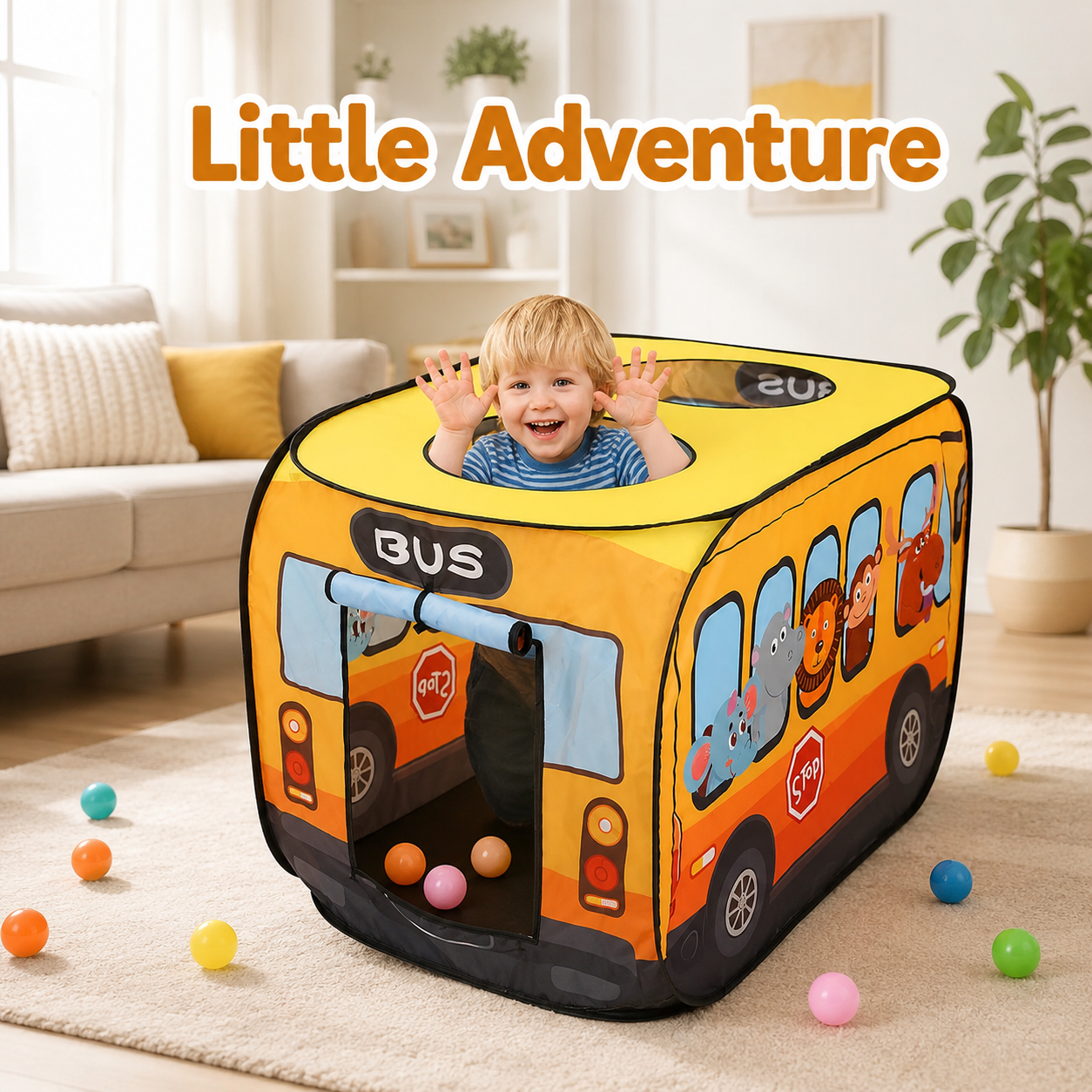 Spielzelt Pop-Up "Bus"