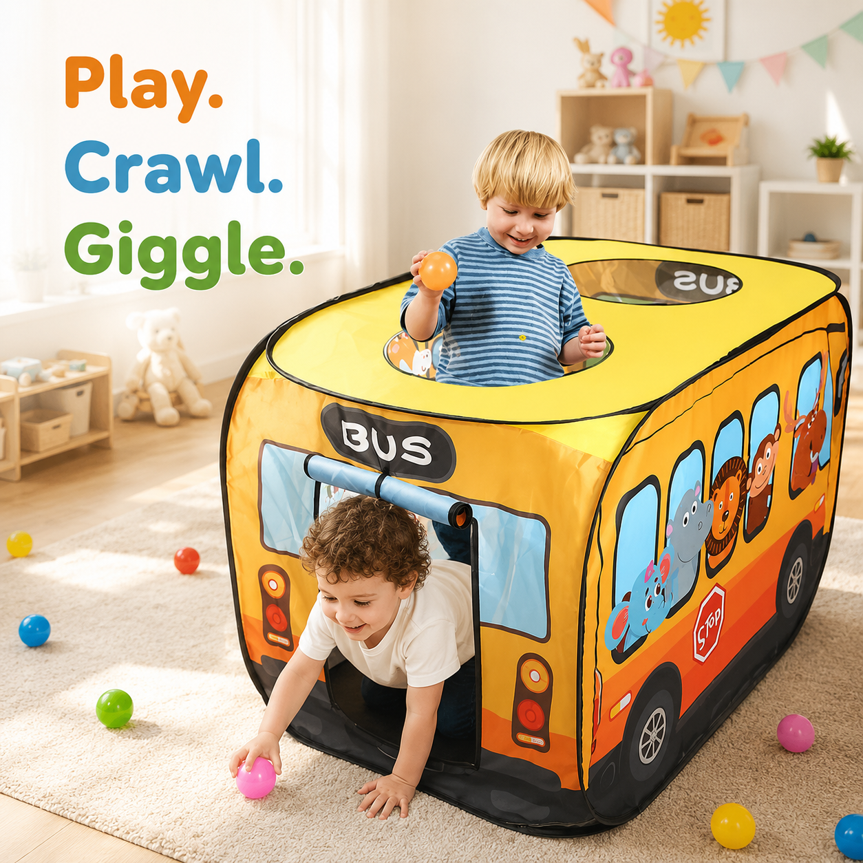 Spielzelt Pop-Up "Bus"