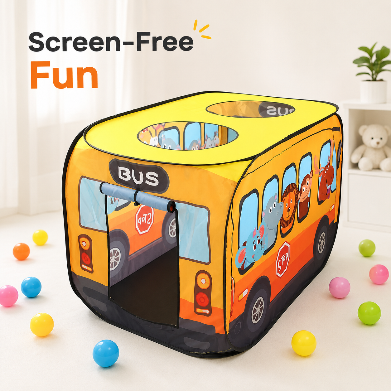 Spielzelt Pop-Up "Bus"