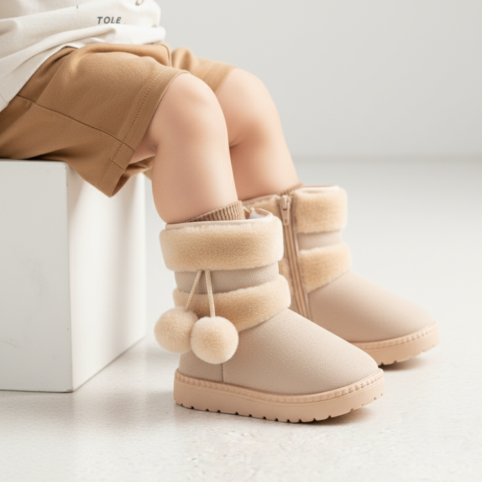 Warm Cozy Kids Boots – Ages 1–9
