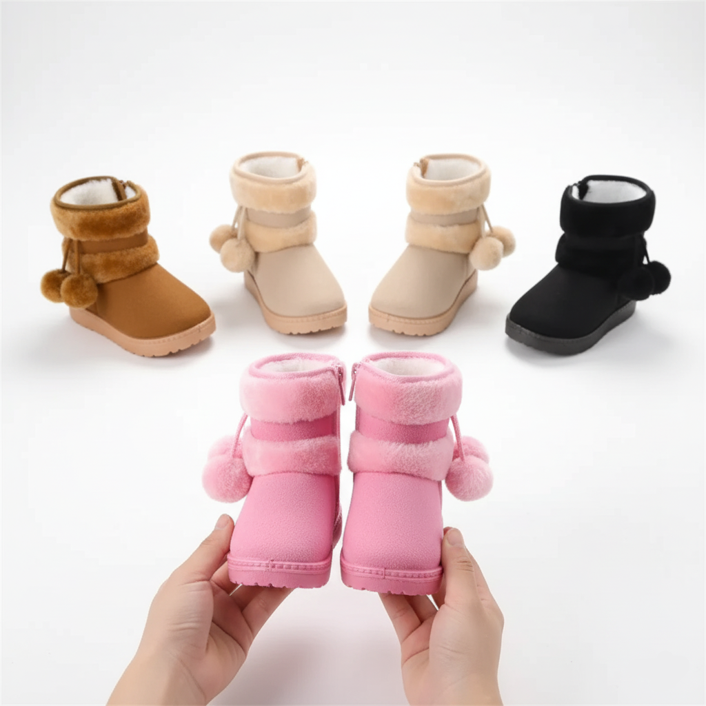 Warm Cozy Kids Boots – Ages 1–9