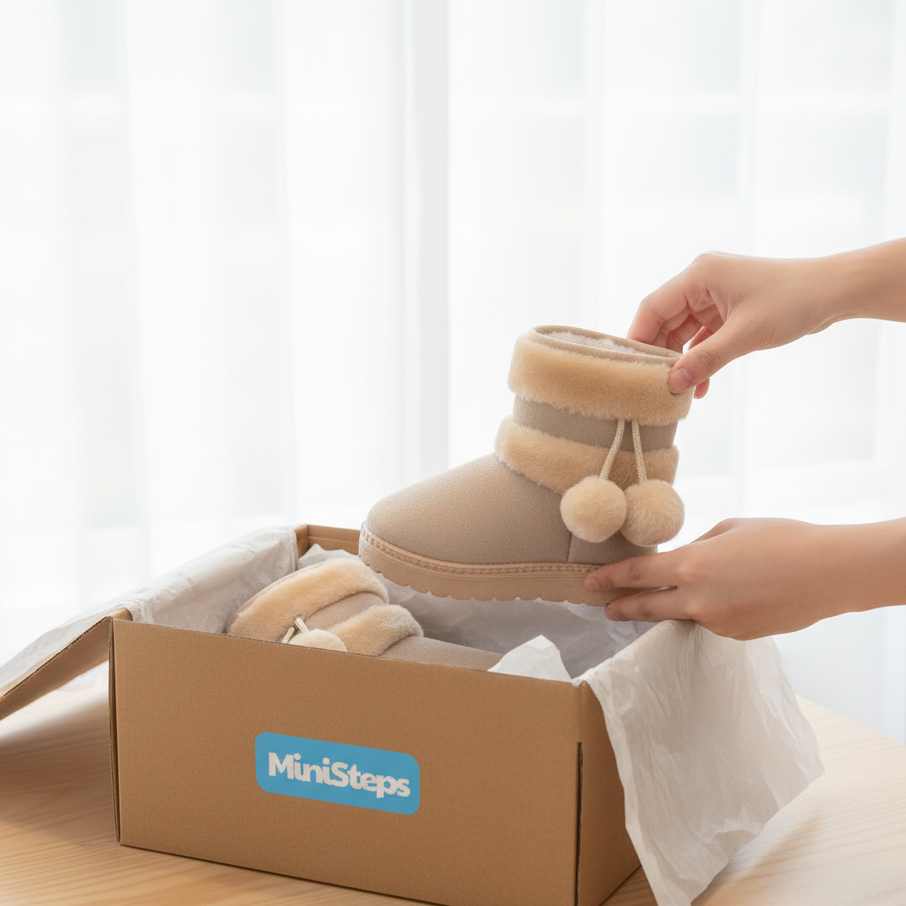 Warm Cozy Kids Boots – Ages 1–9