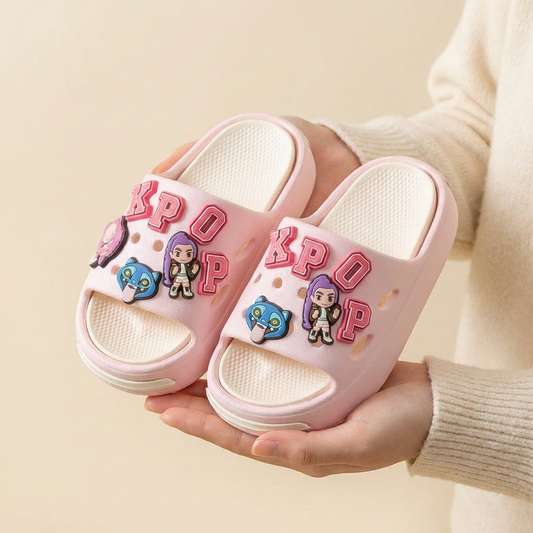 KPop Kids Slippers – Ages 2–10